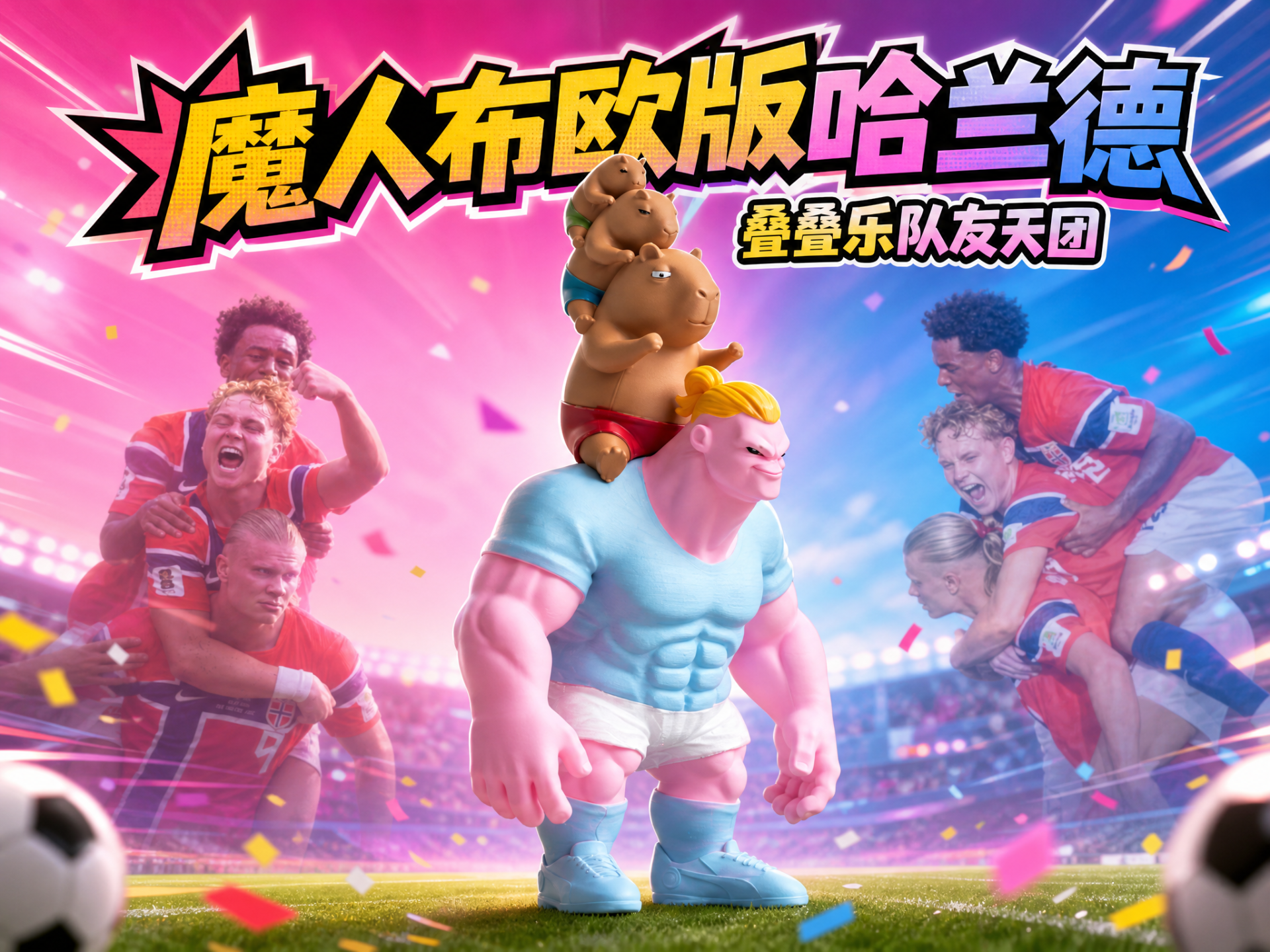 魔人布欧版哈兰德--叠叠乐队友天团（世界杯限定）