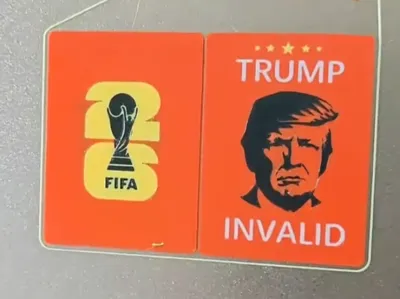 2026FIFA RedCard Trump Card World Cup Red Card Invalid Card 