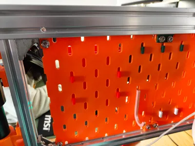 Pegboard can be directly screwed