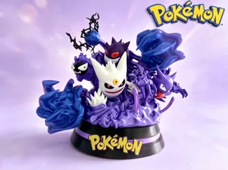 全分件耿鬼进化链场景Gengar Family Evolution