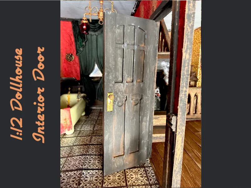 1:12 Dollhouse Interior Door