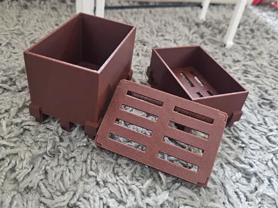 Bruder Pallet with Collars