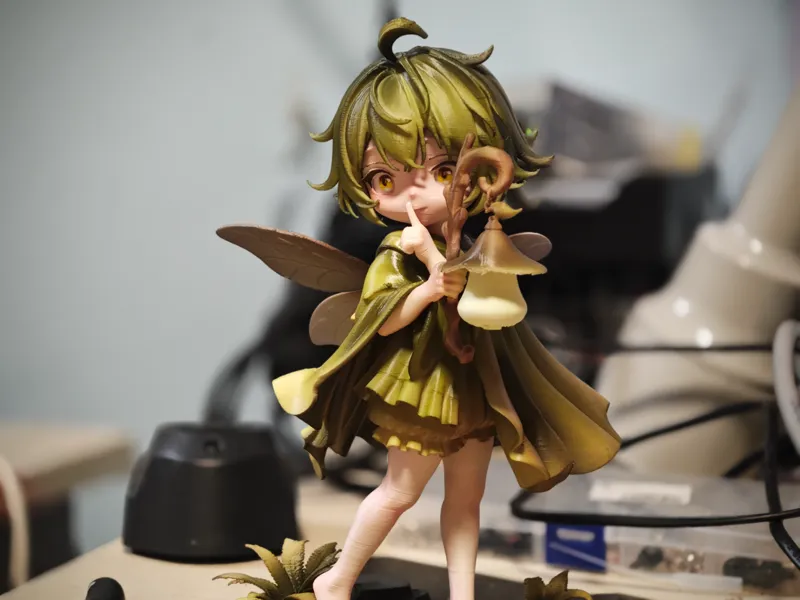 MIA 《山中精灵》 烛 手办 高20cm 已分件 易上色 多色打印 AMS