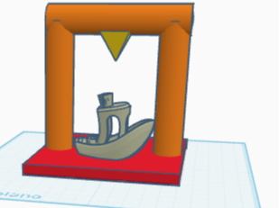 3d printed 3d printer model