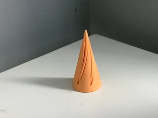 spiral cone fidget