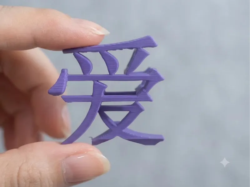 爱与恨，错位双面字