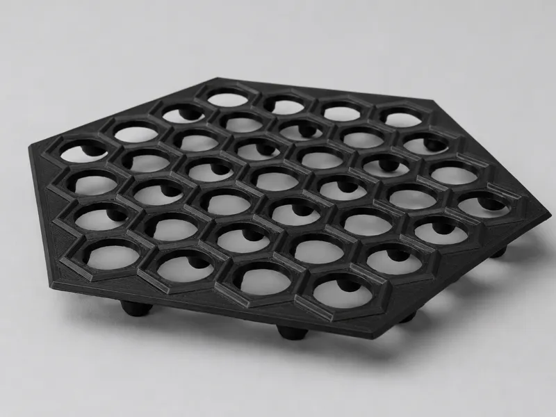 Hexagonal Dumpling Mold — 19 & 37 Cells