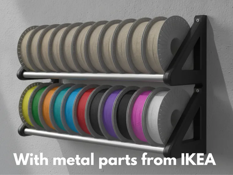 Spool Organizer Wall Mount (IKEA Antilop Mod)