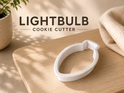 Lightbulb Cookies Cutter