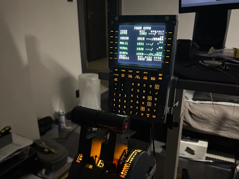 Winwing Winctrl MCDU mount profile holder airbus