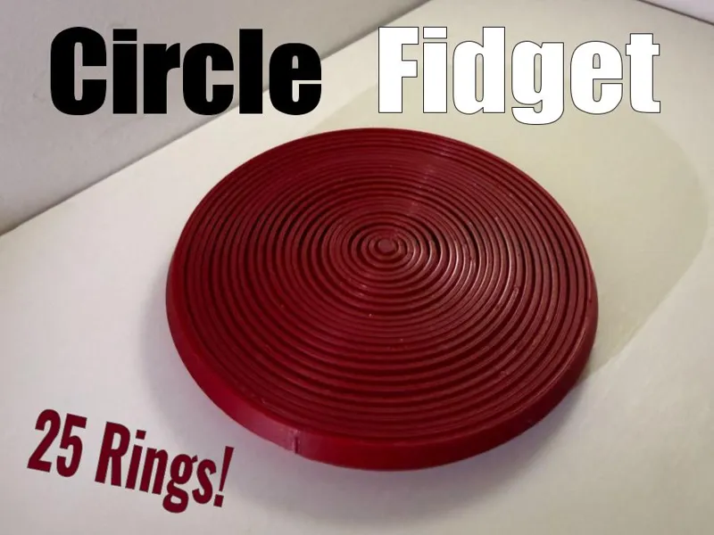 Super Satisfying Circle Fidget 25 Rings