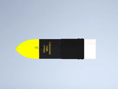183mm HESH High-Explosive Ammunition (30% Scale Version)