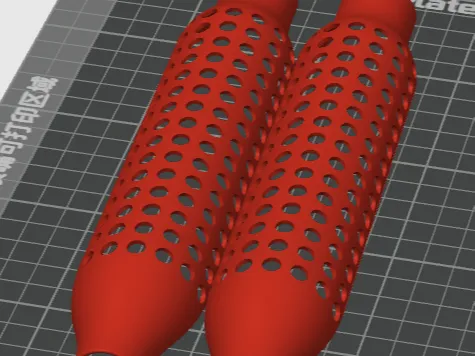 尾巴保护支架V2组合体