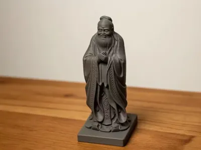 Confucius Print in Place