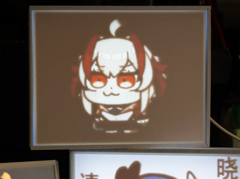 明日方舟维维美灯箱