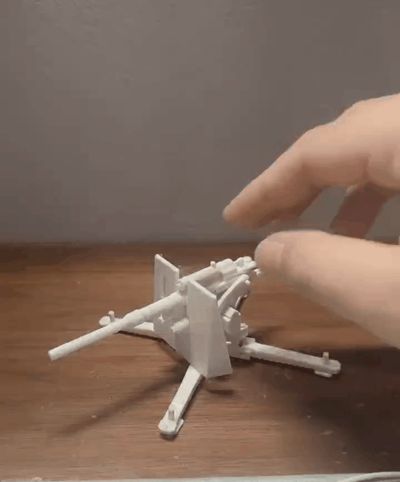 88 mm Flak gun pak36 optimized version