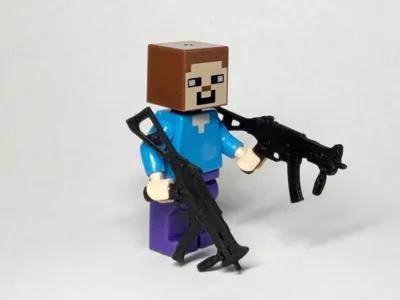 UMP45 Lego minifigure weapon Miniature UMP45
