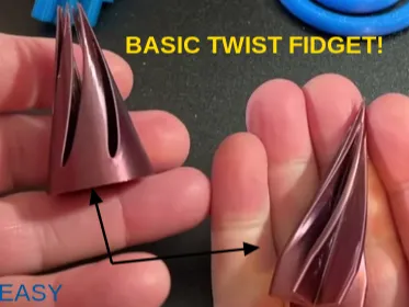 EASY  TWISTY PASS THRU FIDGET TOY