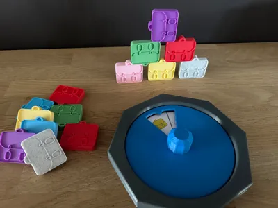 Stacking game school bags