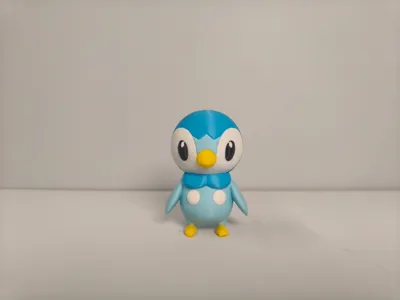 Pokemon Generation 4 #0393 Piplup multi-color model