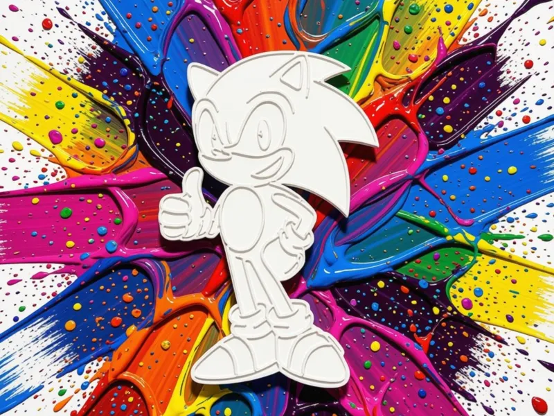 Colorir Sonic