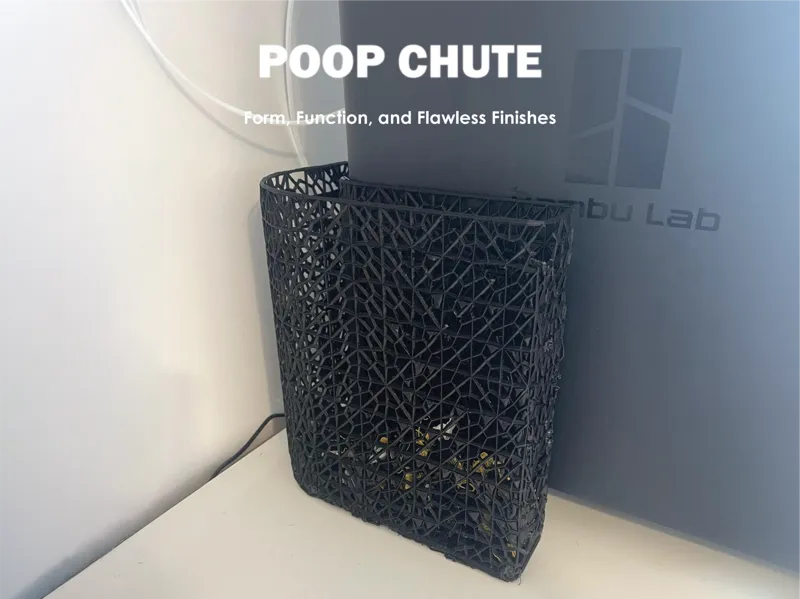 Poop Chute Waste Bin for Bambu Lab P1/X1 Series