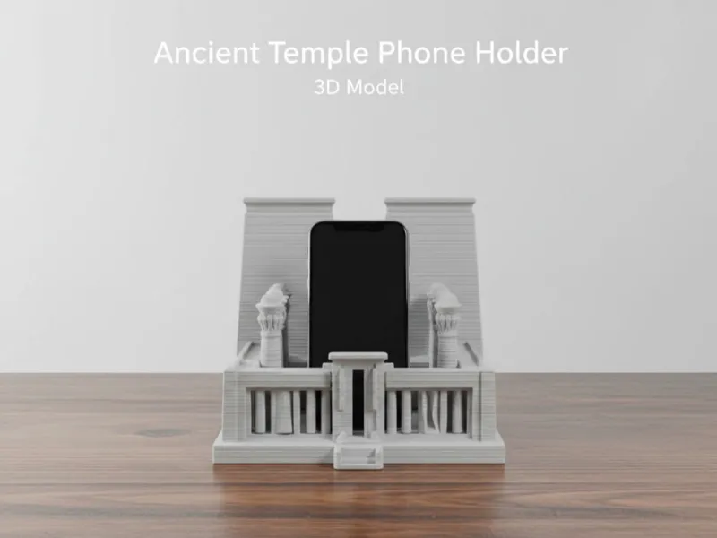 Ancient Temple Phone Holder