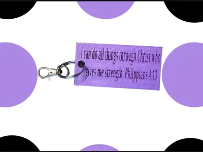 Philippians 4:13 keychain