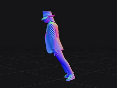 Michael Jackson - Smooth Criminal Statue FanArt