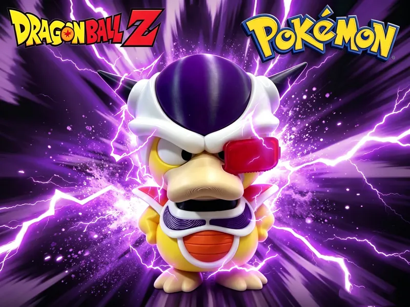 全分件可达鸭cos弗利萨，psyduck-freezer