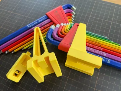 PB Hex Key Square Hole Pegboard Hanger