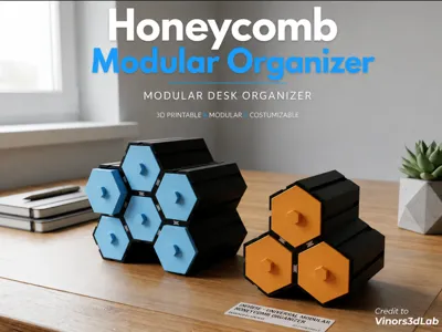 Modular Organizer (Single-Cell Honeycomb System)