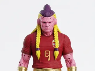 Haaland Majin Buu Style