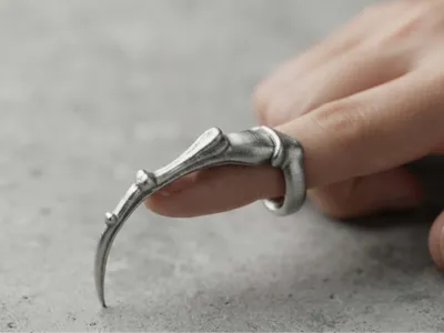 Vintage Beast Claw Armor Ring