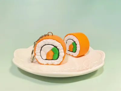 Simulated Sushi Roll (4-color printing)