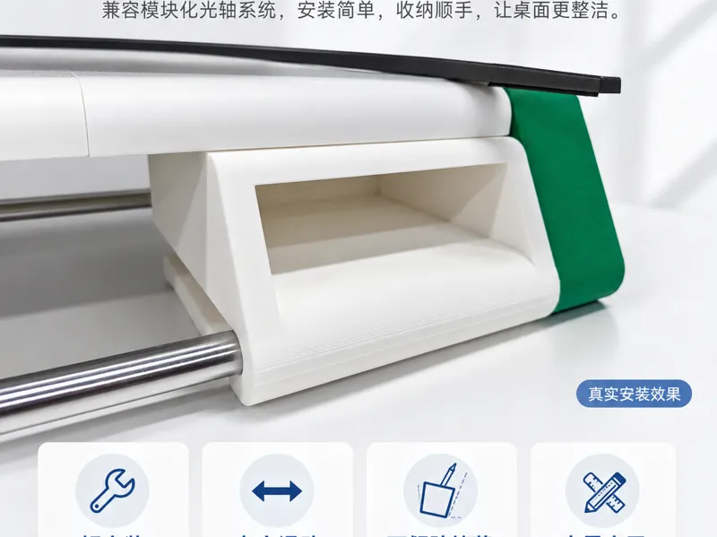 模块化光轴增高架储物笔筒