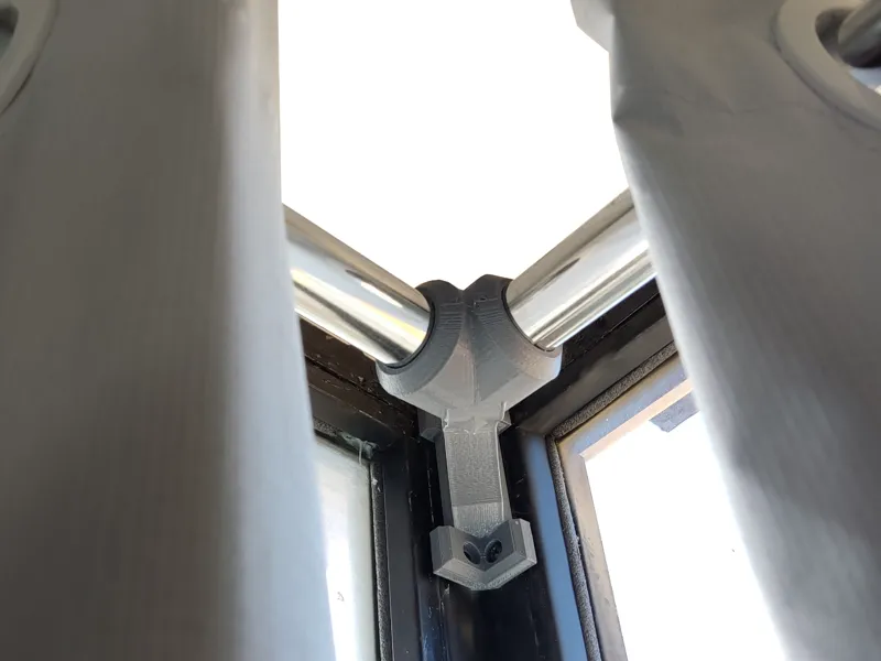 V Curtain Rod Support Bracket 25mm