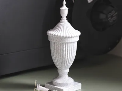 European Marble Storage Jar