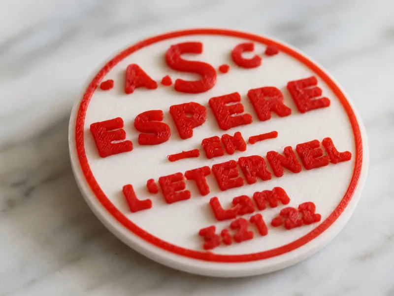 Inspiring circular badge
