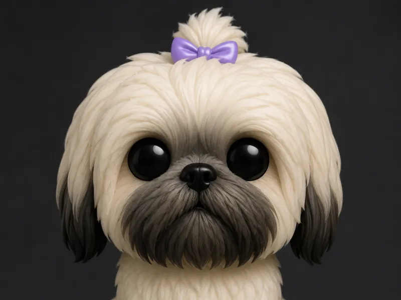 Cachorro Shih tzu Duda