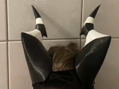 Moxxie Horns Helluva Boss Magnetic