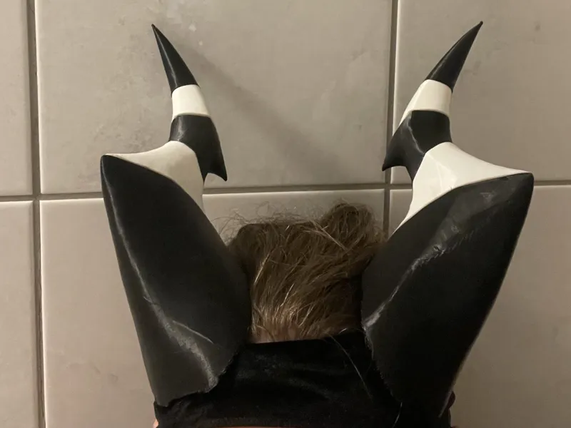 Moxxie Horns Helluva Boss Magnetic