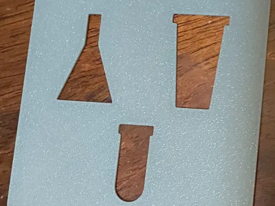 science stencil
