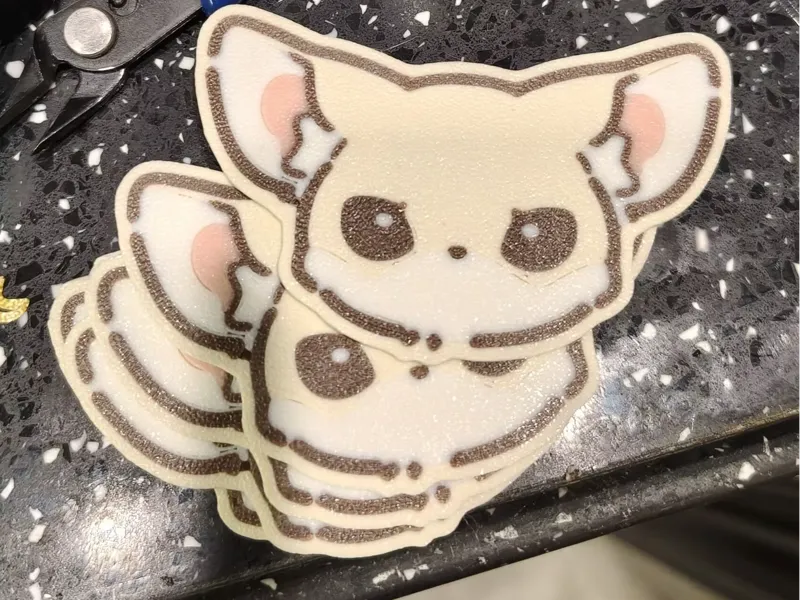 耳廓狐 铃兰 冰箱贴