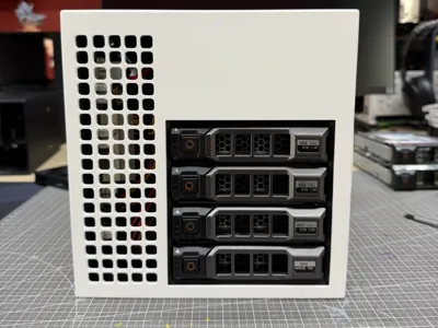 dell 4-bay NAS chassis ITX caps
