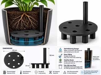 Self-Watering Pot Insert – 235 mm