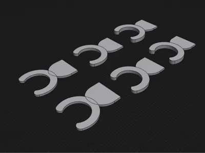 Square Body Chevy AC vent clips