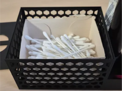 Box for Toothbrush, Cotton Swabs