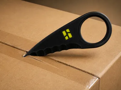 Package opener with teeth