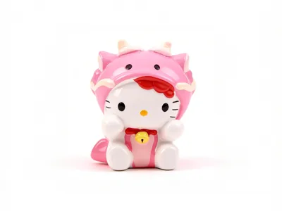 Cute Zodiac Little Dragon Kitty Cat Figurine - Girls' Coloring Toy Gift